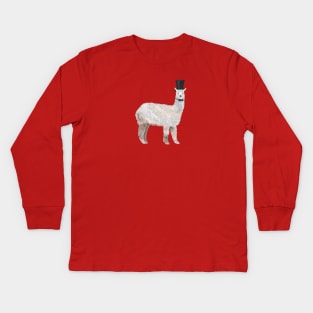 Llama Kids Long Sleeve T-Shirt
